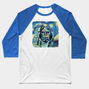 Hellboy Van Gogh Style Baseball T-Shirt